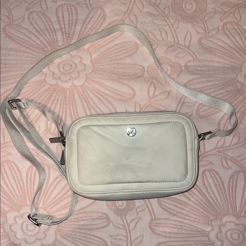 Lululemon white/light gray Crossbody Bag